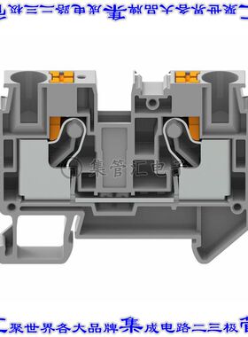 REB-B2E-GY 端子块连接器2POS馈通式10.2mm灰色6-20AWG