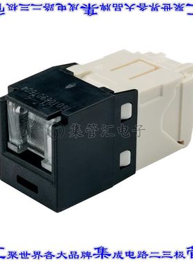 CJH688TGBL 接插件连接器CAT6 SPRING SHUTTERED JACK, TG S