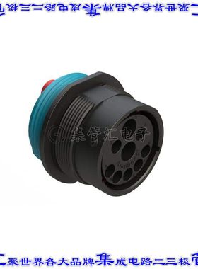 AHDP04-24-91PR16-WTA 圆形连接器9POS插座外壳用于公插针黑色面