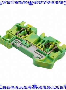 3031500 端子块连接器2POS接地地面8.2mm绿色黄色8-24AWG