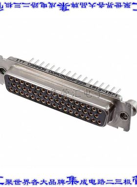 DDMV50SNF225 连接器50POS插座母插口3排D-Sub面板安装通孔