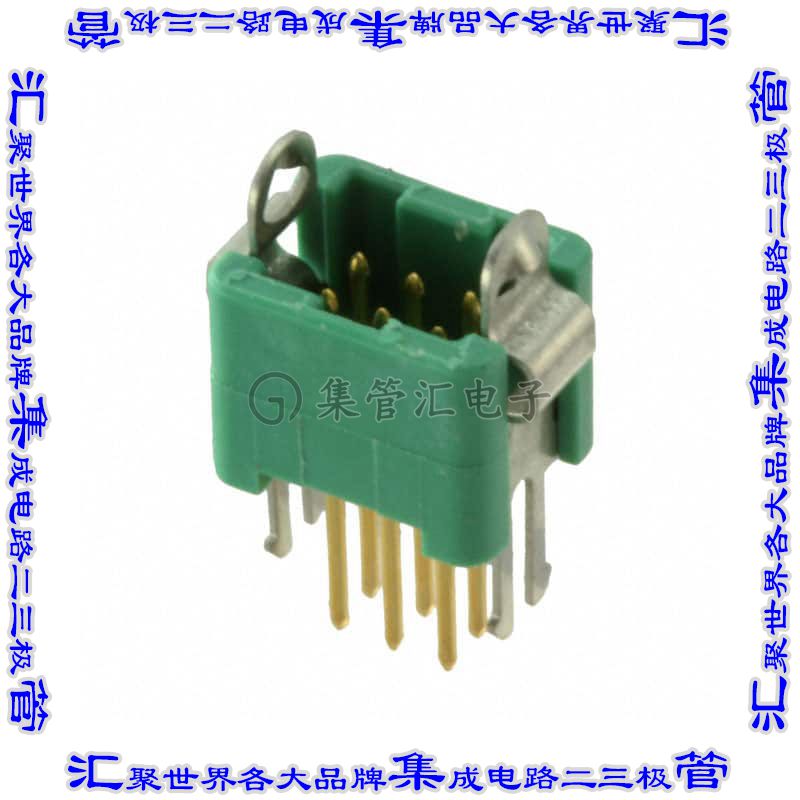 G125-MV20605L2P 针座连接器6POS接头2排1.25mm公形插针通孔直针