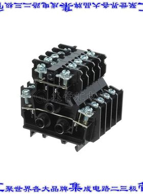 BNDH15WT 端子块连接器4POS馈通式2排8.0mm黑色14-22AWG