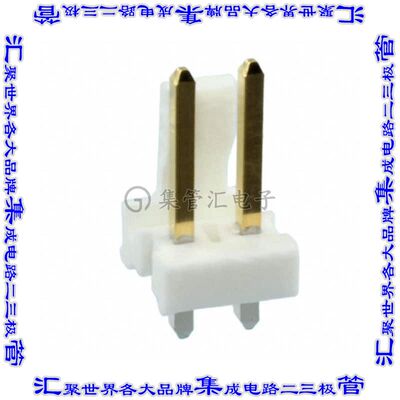 3-641119-2 针座连接器2POS接头3.96mm公形插针通孔直针镀金