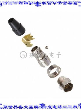 SD-PNN07-MMLAL-SX0-000 圆形连接器7POS插头公引脚焊杯镀金自由