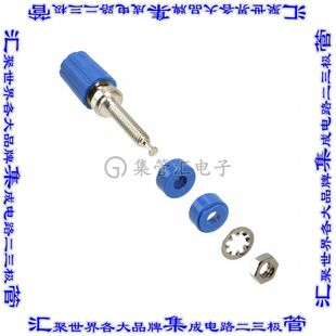 KNURLED 675852 POST BIND BLUE 接插件连接器CONN