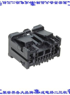 1924667-1 矩形连接器外壳13(9+4)插头母形插口黑色自由悬挂