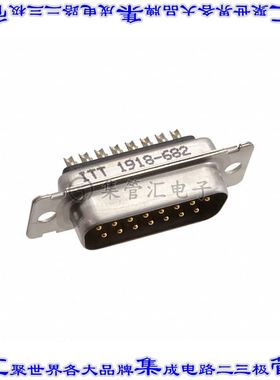 DAM15PF225 连接器15POS插头公引脚2排D-Sub面板安装