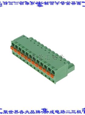 1902217 端子块连接器12POS插头母插口5.08mm绿色自由悬挂