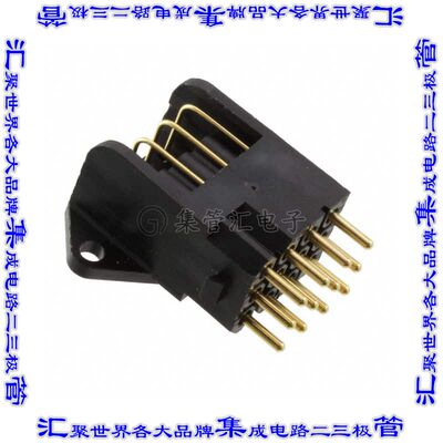 SMS12GE6 针座连接器12POS接头4排5.08mm公形插针通孔直角镀金