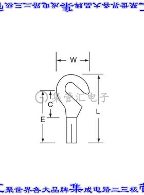 15919 环形连接器端子钩8接线柱10-12AWG压接