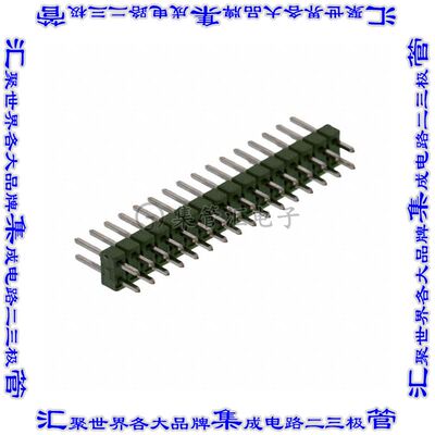 1-826942-6 针座连接器32POS分离式2排2.54mm公形插针通孔直针锡