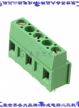 282843-3 线对板连接器3POS接线端子10.16mm通孔水平带板