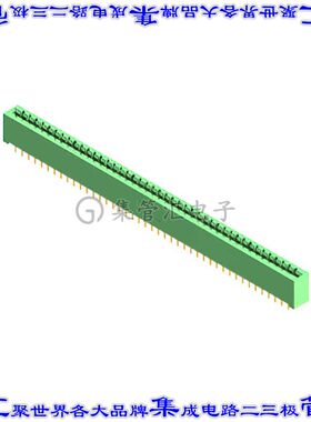 337-086-520-201 卡边缘连接器86POS母头2排3.96mm绿色镀金