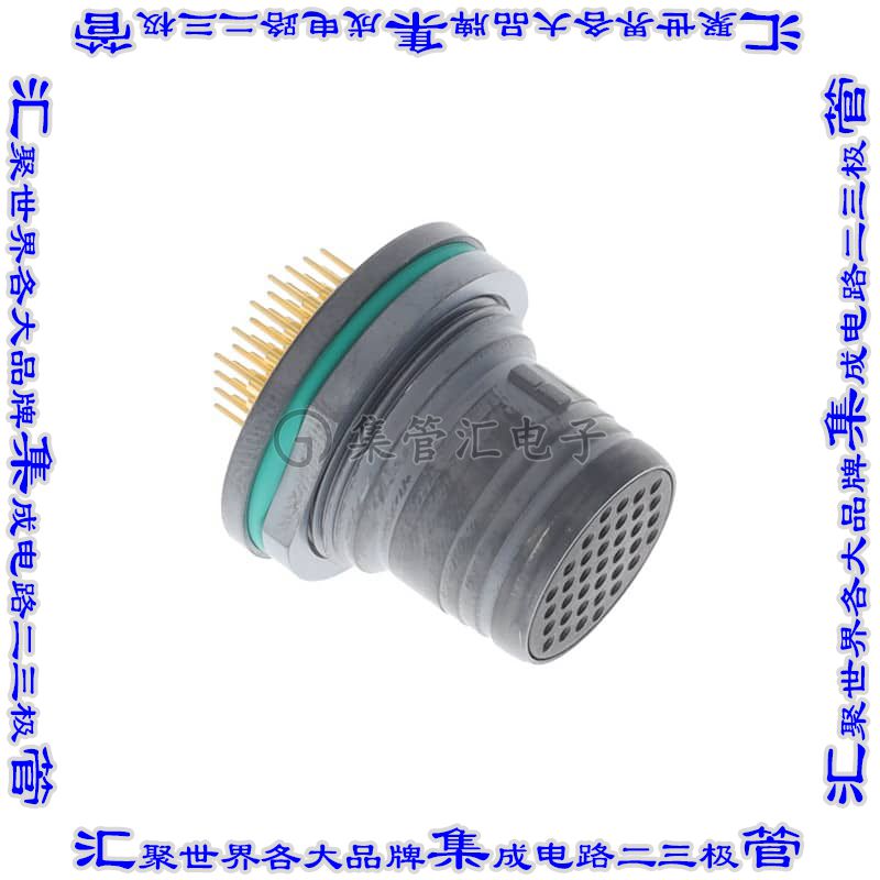 SCE2-B-76A10-37SN-001 圆形连接器37POS插头母插口焊接镀金面板