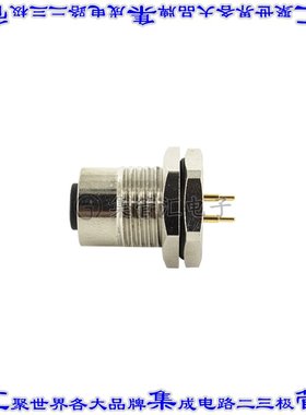 216A-04FSF 圆形连接器4POS插座母插口焊接镀金面板安装通孔