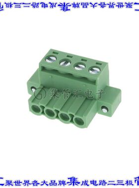 395345004 0395345004端子块连接器4POS插头母插口5.08mm绿色自由