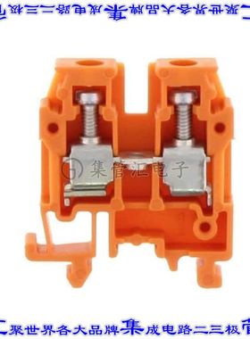 1035.3 端子块连接器2POS馈通式5.0mm橙色14-22AWG