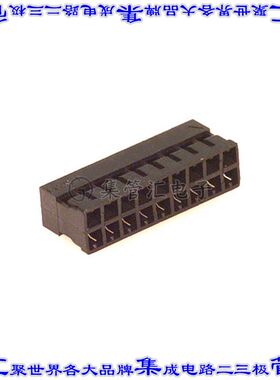 511101851 0511101851矩形连接器外壳18POS插座2排2mm母形插口黑