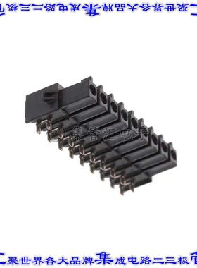 1830634 端子块连接器9POS接头母型插口3.5mm黑色90DEG通孔