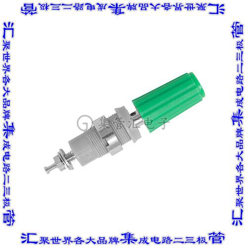 CT4231-NI-5 接插件连接器4MM SHEATHED BINDING POST, GREEN