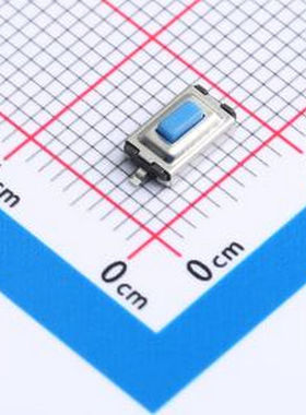 TS-3625B 3*6*2.5mm 拉伸立贴轻触开关 蓝色柄 弹力250gf 编带包