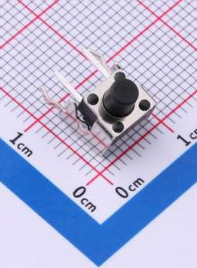 K2-1102AQ-G4SW-01 6*6*7/250G/带支架/不锈钢弹片侧按开关 插件