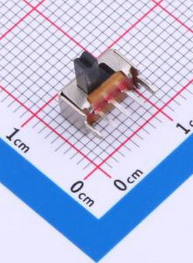 HX SK12D07VG5 柄长6mm 卧插二档 滑动开关 插件 滑动开关