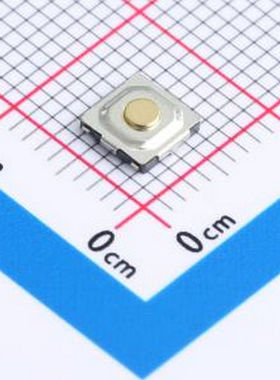 TVCU18-015CY-R 新4X4/翘脚/1.5H/250gf/黑底铜钮/编带 SMD-4P,5.