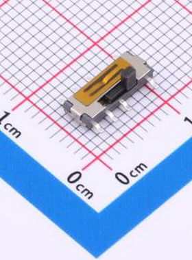 MSS23C02-H1.5 125 小型8脚3档位 立贴拨动 柄长1.5MM SMD 滑动开