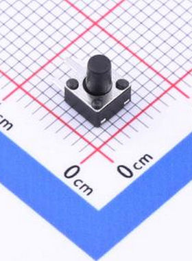 TS-KG09VA-AT60F 4.5*4.5*6mm 卧插 轻触开关 插件 轻触开关