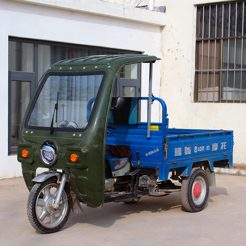 电动三轮车车棚防雨塑料摩托前车头棚驾驶室宗申雨篷车篷全封透明