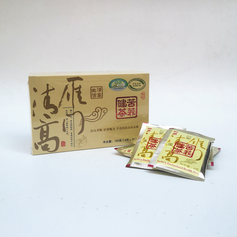 苦荞茶 雁门清高苦荞健茶120克盒装 山西大同特产