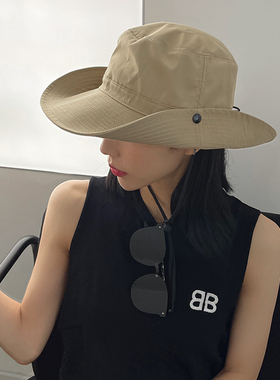 登山帽户外休闲男女四季大檐防UV