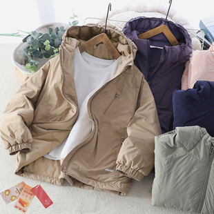 男童棉服冬季新款2026儿童装加厚防风外套中大童保暖冬装连帽棉衣