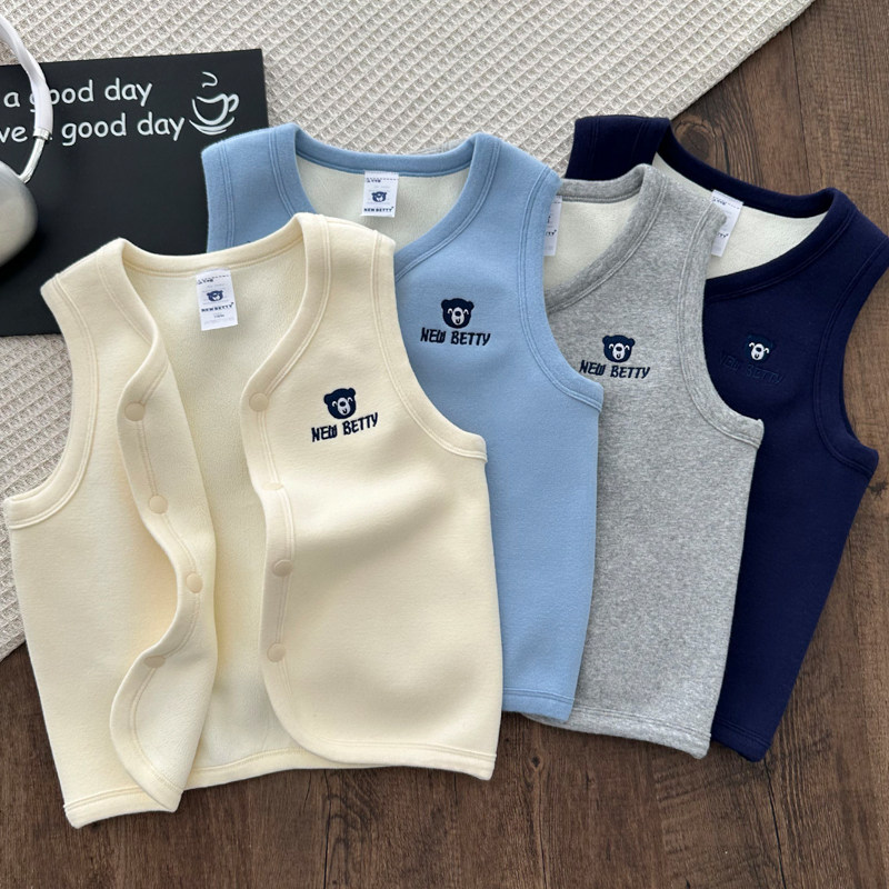 男童加绒保暖马甲秋冬款校服神器2025中大童儿童洋气休闲童装背心,童装/婴儿装/亲子装,马甲,淘宝优惠券,粉丝福利购,淘宝优惠卷