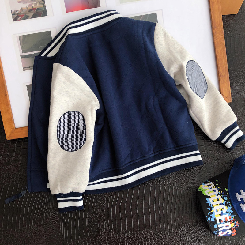 男童棒球服外套2025秋冬洋气双层加绒夹克儿童棒球衣潮加厚拉链衫,童装/婴儿装/亲子装,普通外套,淘宝优惠券,粉丝福利购,淘宝优惠卷