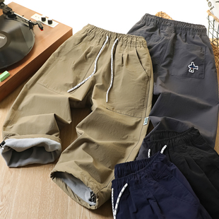 男童加绒裤子冬季款2026儿童加厚防风运动裤保暖棉裤中大童登山裤