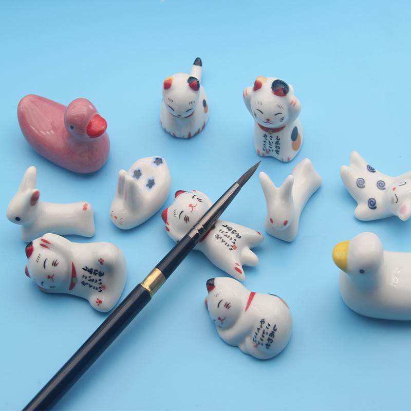 陶瓷笔搁可爱卡通创意画笔笔搁