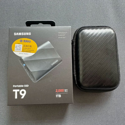 三星T9移动固态硬盘 1T 2T 4TUSB3.2电脑安卓手机平板两用外置SSD