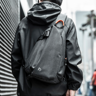 运动潮牌男士 单肩包户外休闲时尚 包包 斜挎包男包男生背包男款 男款