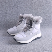 加绒保暖防水防滑高帮毛绒棉鞋 欧洲抗寒 30度户外雪地靴情侣冬季