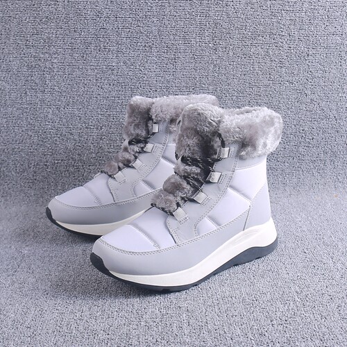 -30℃抗寒加绒防水防滑雪地靴