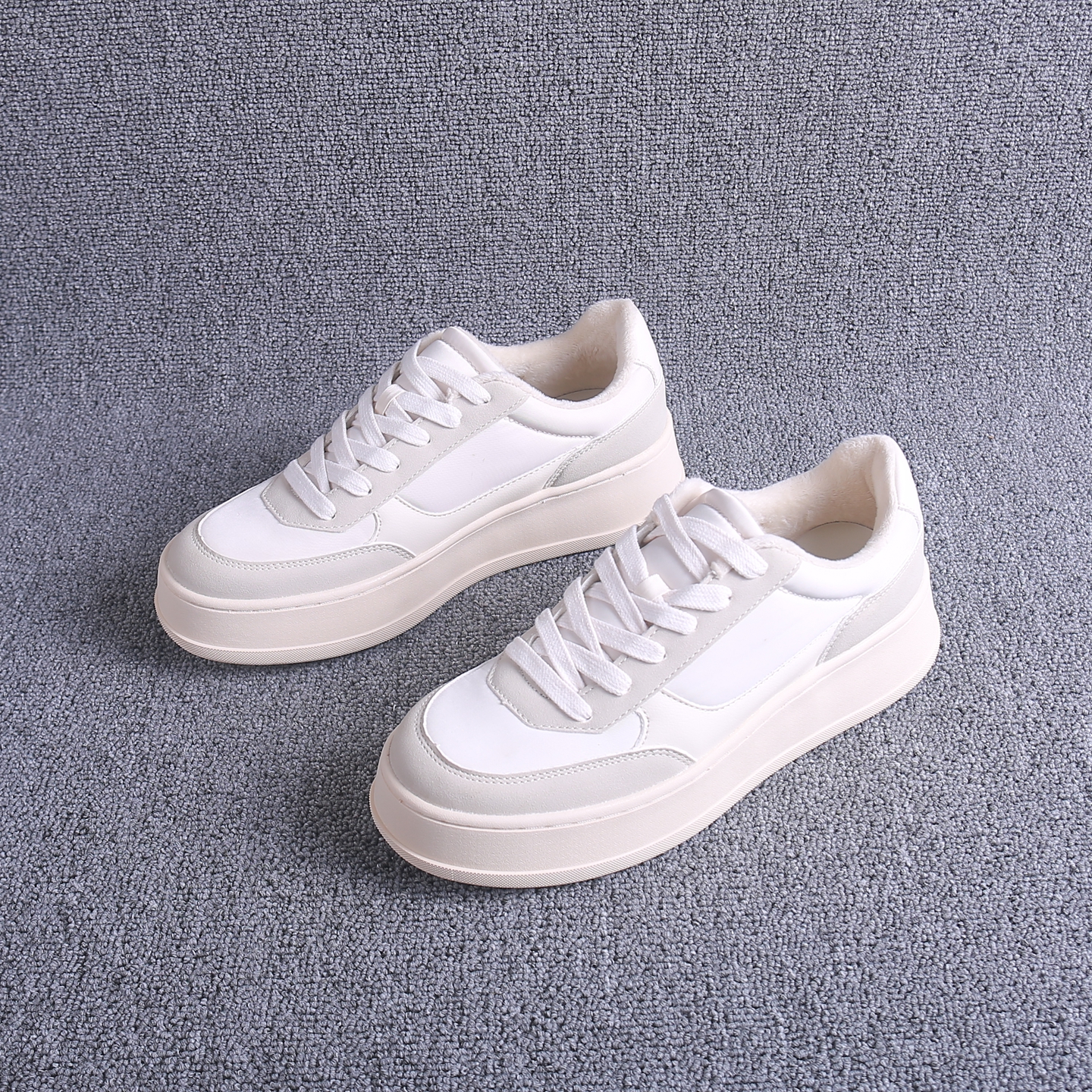 欧洲款厚底增高加毛加绒保暖鞋