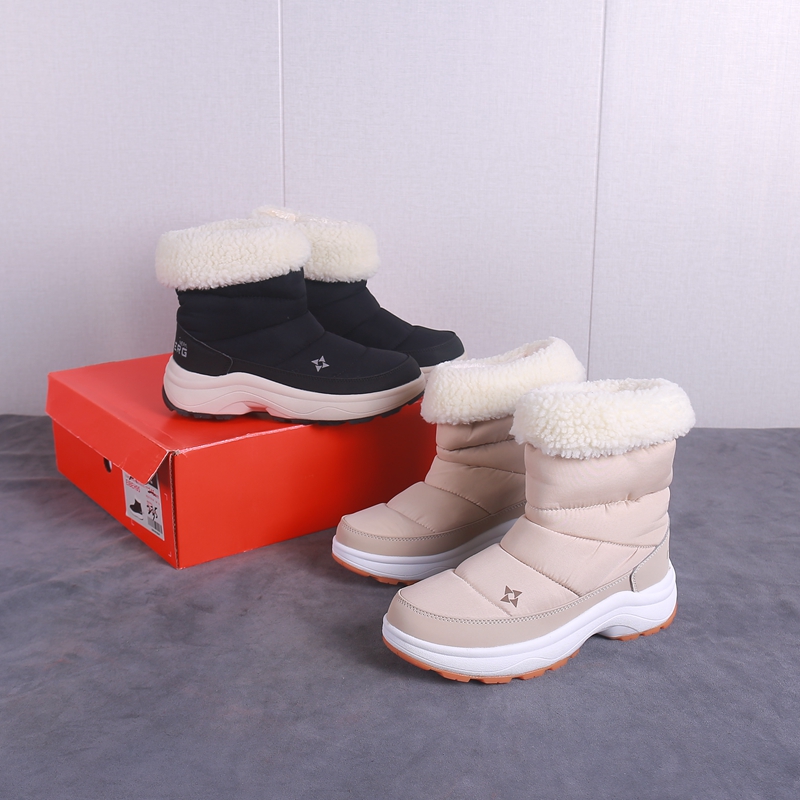 超轻超保暖冰面防滑雪地靴女靴