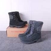 加绒保暖雪地靴防水防滑高帮户外登山徒步棉鞋 欧洲原单男女鞋 冬季