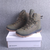 保暖雪地棉高筒男雪地靴 30℃羊毛靴雪地户外运动鞋 东北冬季 抗寒