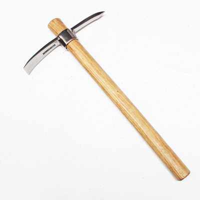 新品新款镐农用十字镐工具洋镐羊不锈钢小便携镐头户外挖树根镐品