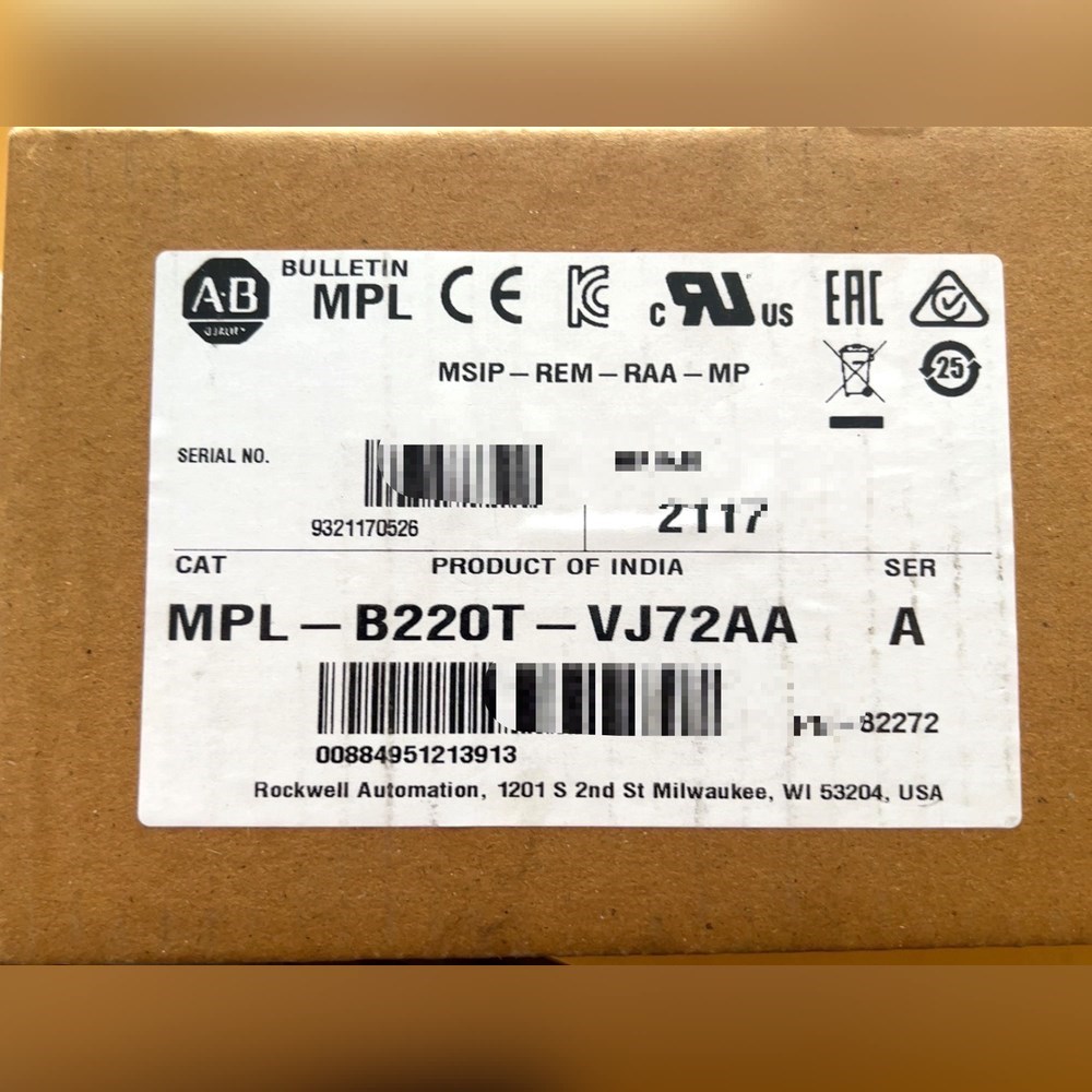 MPL-B1510V-EJ72AA AB伺服 原装电机 议价