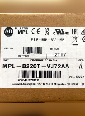 MPL-B1510V-EJ72AA AB伺服 原装电机 议价